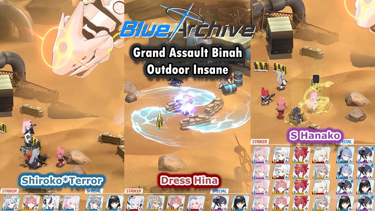 Blue Archive Global - Grand Assault Binah Outdoor Insane (August'25)