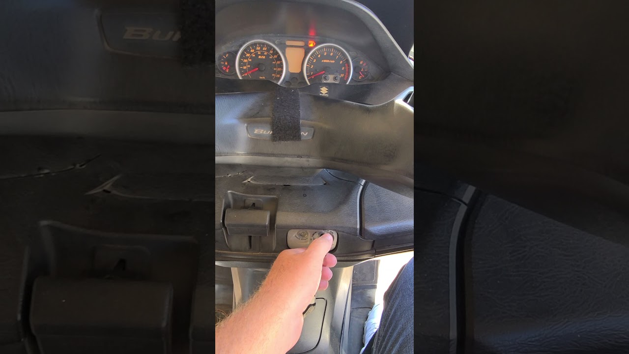 oil light reset on a 2008 suzuki burgman 400