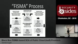 BSidesCHS 2016: "Black Box FISMA-based SCA of Public Cloud (IaaS) Providers" - Gerald Auger