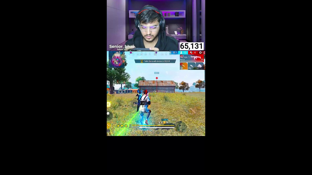 🔴 LIVE | Top 1 Grandmaster Push 🔥 | Free Fire Shorts Live #shorts  #shortslive  #freefire