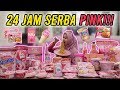 24 JAM MAKAN YANG WARNA PINK TERBANYAK SEINDONESIA!!!