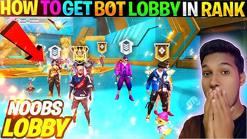 How To Get Bot Lobby In Ranked Game Free Fire #short  #shorts  #shortvideo