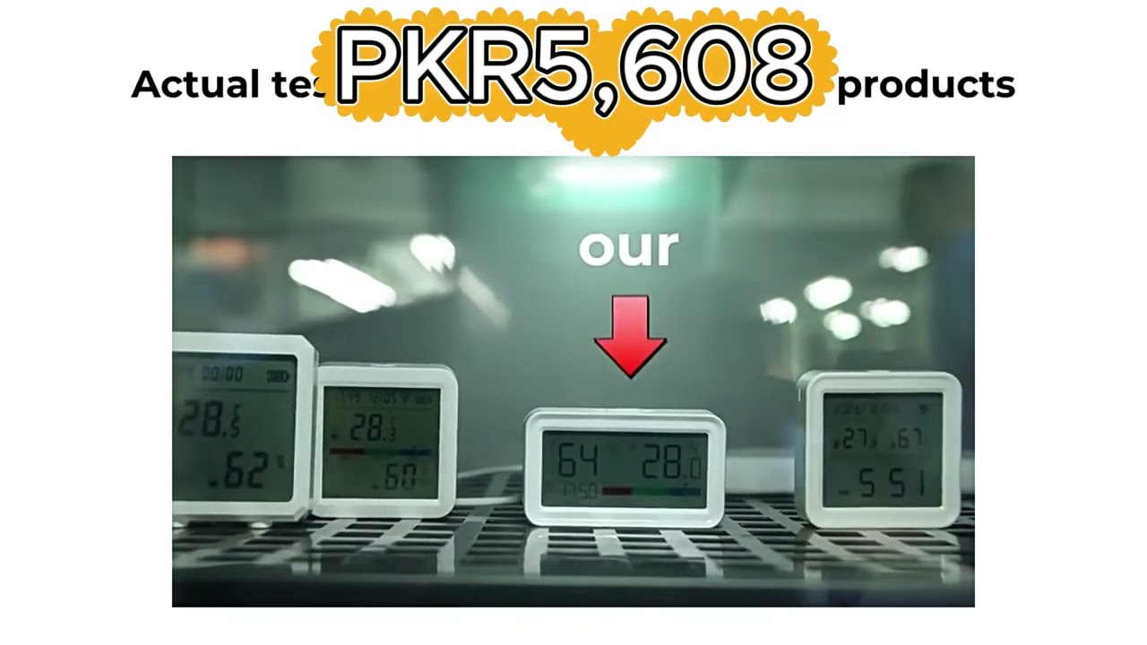 Hygrometer Electronic Table Clock