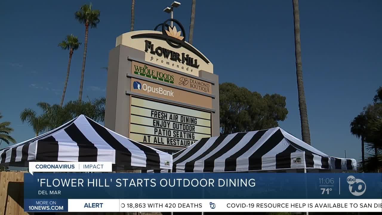 'Flower Hill' starts outdoor dining YouTube