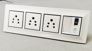 Famous 3 socket 1 switch 1 mcb connection //  1 switch 3 socket 1 mcb connection Profile