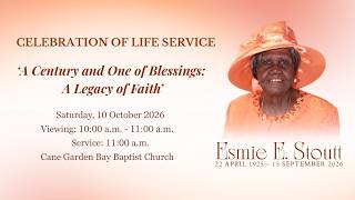 Celebration of Life for Esmie E. Stoutt