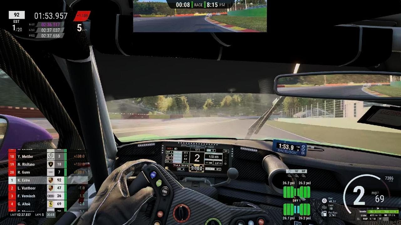 Assetto Corsa Competizione Spa - Porsche 992 GT3 -