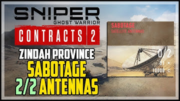 Sabotage Satellite Antennas Sniper Ghost Warrior Contracts 2