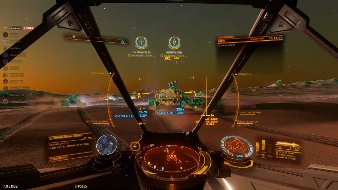 Elite Dangerous - SRV Racing, гонка на ТРП. 25.12.21