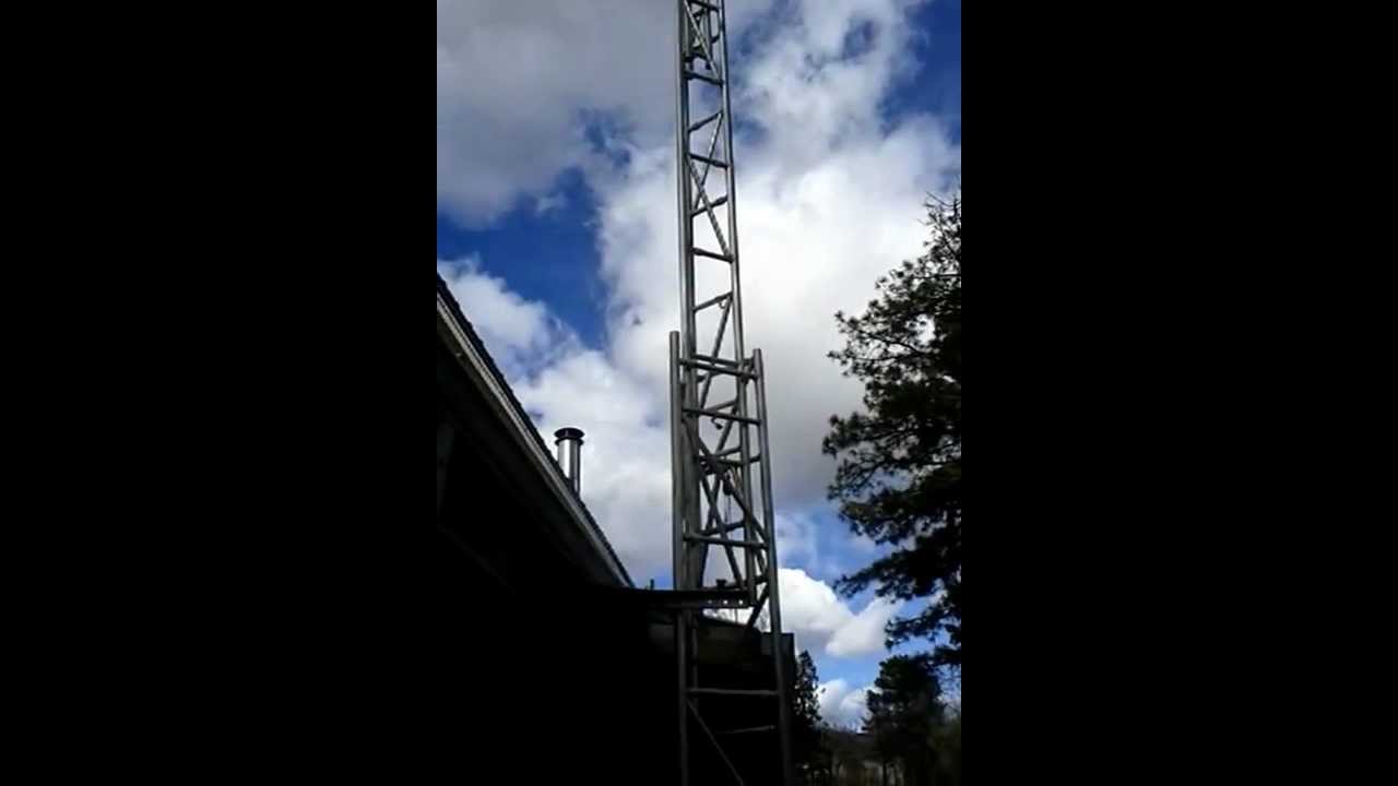 Shiny new used surplus crank up tower