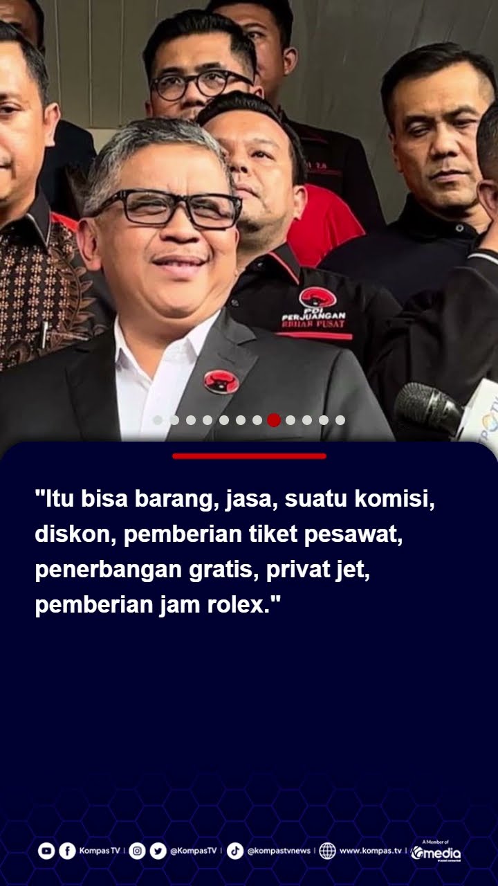 Hasto Sebut Jokowi Laporkan Gitar dari Metallica ke KPK Hanyalah Pencitraan #jokowi #metallica #kpk