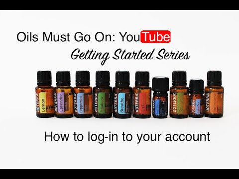 How to Log-In to Your Account | Oils Must Go On