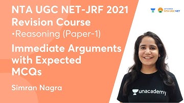 Immediate Arguments with Expected MCQs | Reasoning | NTA UGC NET-JRF 2021 | Simran Nagra