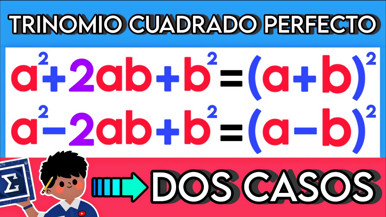 ▶️ Cómo FACTORIZAR un TRINOMIO CUADRADO PERFECTO [FÁCIL Y RÁPIDO] | FACTORIZACIÓN, POLINOMIOS 🚀