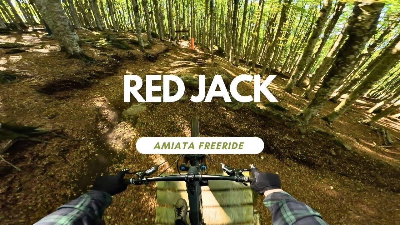 Red Jack 🔴 Bikepark Amiata Tuscany Italy 🇮🇹 Trail Review ganze Strecke Full Run POV RAW
