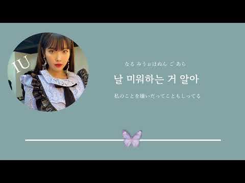 日本語字幕　和訳　カナルビ　『Palette (Feat.G-doragon)』IU