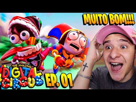 ISSO É BOM DEMAIS!!! CONHECENDO O INCRIVEL CIRCO DIGITAL EPISÓDIO 01 (REACT)