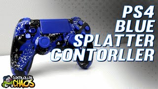 PS4 Blue Splatter - Custom Controllers - Controller Chaos screenshot 5