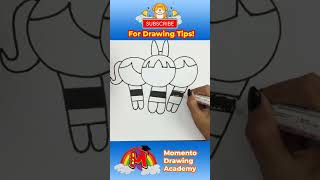 How To Draw POWERPUFF GIRLS Easy Step By Step Beginner Guide