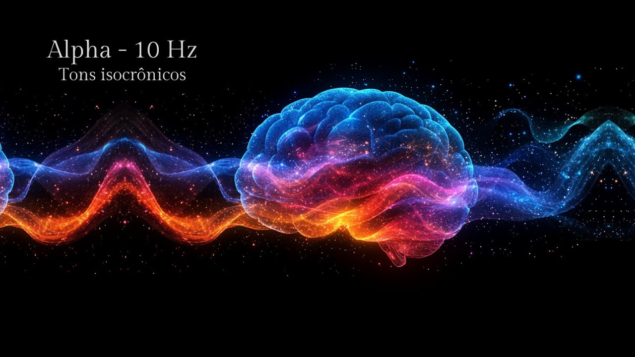 Tons isocrônicos Ondas alfa de 10 Hz / alívio moderado de stresss.