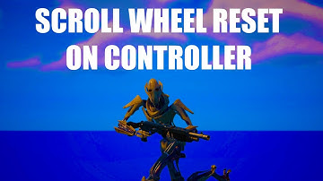 How To Get Scroll Wheel Reset On Controller