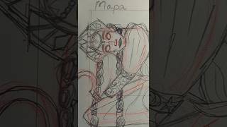 Морена — мать севера❄️19/30#artchallenge#морена#sketch#slavicmythology#славянскаямифология