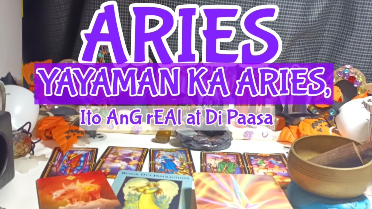 ARIES GAWIN MO ITO PARA YUMAMAN,DI PAASA ITO!CUSTOMIZE NAAYON SA ENERGY MO. Tarot Tagalog Pinansial