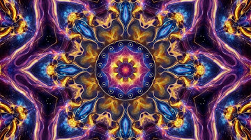 Mesmerizing Kaleidoscope Patterns: Hypnotic Visual Journey in 3 hours!
