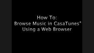 Browse Music in CasaTunes Using a Web Browser screenshot 3