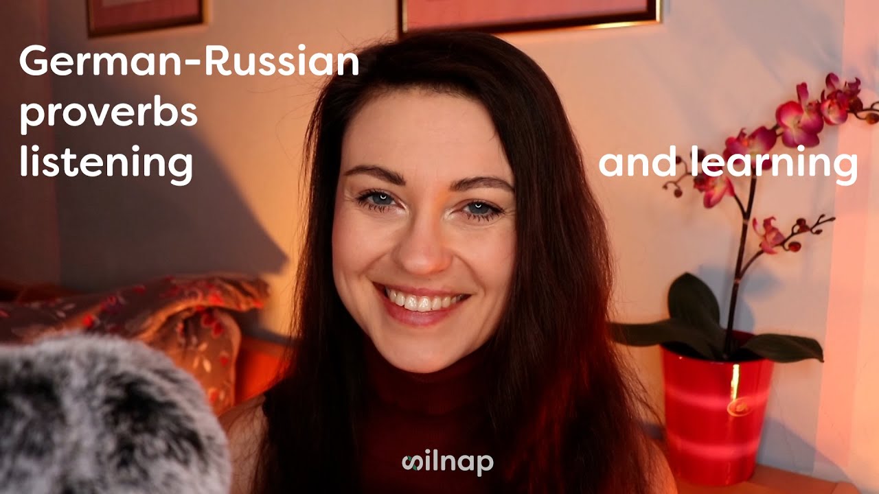 [ASMR] RUSSIAN TEACHER Die Schönsten Russischen Sprichwörter 🥰 Tingly