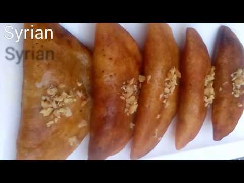 how-the-qatayef-works🌺🌺طريقة-عمل-القطايف-الشامية-بالجوز-والقشطة