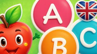 Вивчаємо слова англійською мовою, Англійська для дітей, English alphabet for kids, V3
