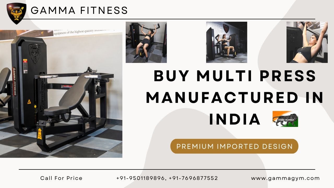 Buy Multi Press Station | Gym Setup | Gym & Fitness Equipment | Made in India | Gamma Fitness