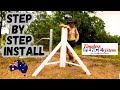 TIMELESS FENCE SYSTEM, NEW ZEALANDER A-FRAME CORNER INSTALLATION!!