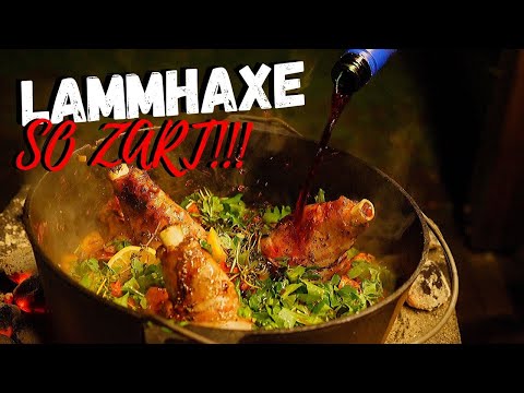 Lammhaxe Geschmort Mit Bohnen