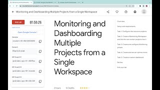 Monitoring and Dashboarding Multiple Projects from a Single Workspace || #qwiklabs || #coursera