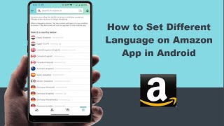 How to Change the Language on the Amazon Mobile App screenshot 5