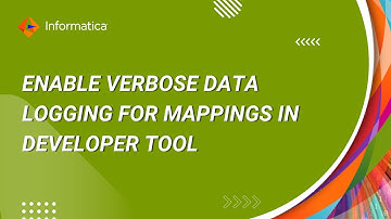 How to Enable Verbose Data Logging for Mappings in Developer Tool