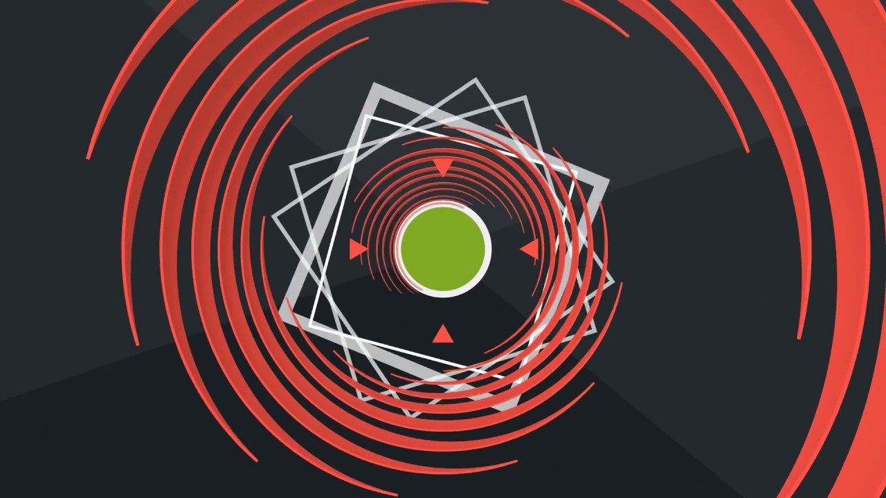 597  - Logo Reveal shape geometric circle flat minimal animation intro