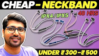 [TOP 3]🔥Best Neckband Under 500 in India🔥Best Budget Earphones 2026🎧📱