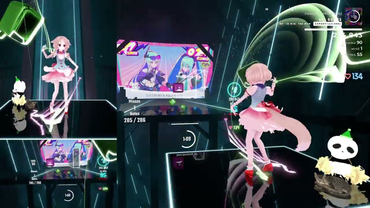 Beat Saber] HoYoHoYoにしてあげる♪ / 初音ミク×銀狼LV.999 [mapped