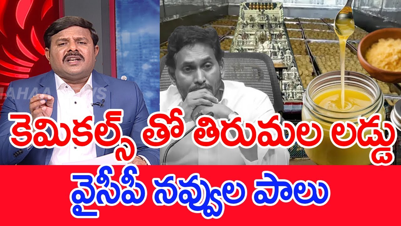 కెమికల్స్ తో తిరుమల లడ్డు - Mahaa Vamsi Analysis On The Truth About Tirupati Laddu Fake Ghee