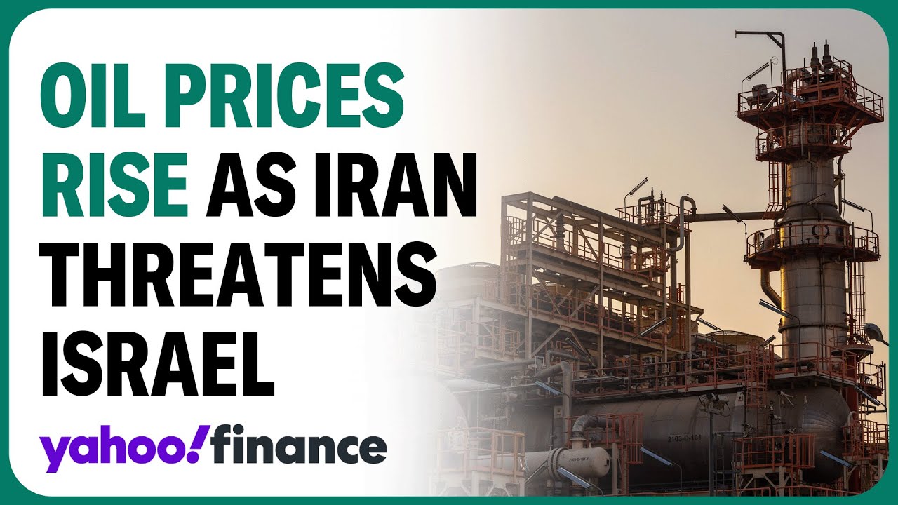 Oil prices rise as Iran threatens Israel - YouTube