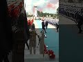 Trump's welcome to NATO ceremony