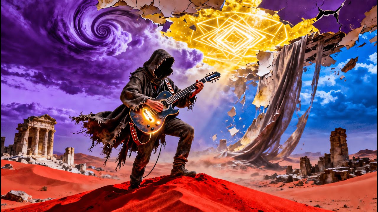 Psychedelic Desert Blues | Midnight Drift Across Endless Dunes