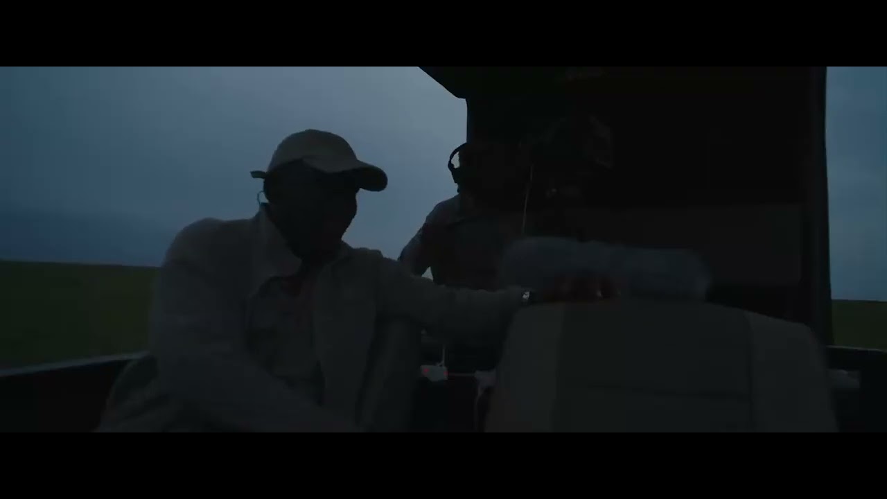 Peaceful sunset, clouds and scenery in the Masai Mara