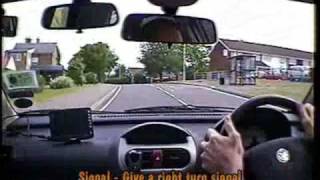 Video Driving Lesson 6 Turning Right         www.2pass.co.uk