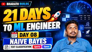 Naive Bayes Explained in Kannada | Text Classification in Python | ML Day 8