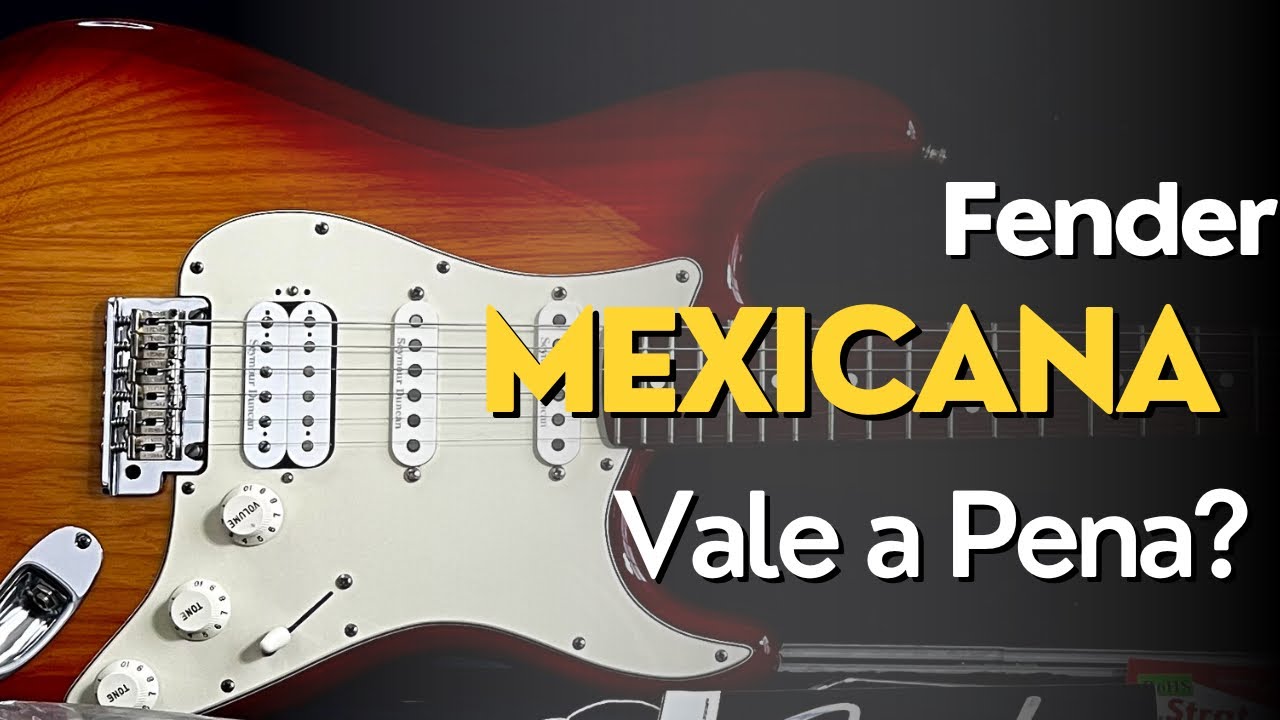 Fender Stratocaster Standard 2017 México - Vale a Pena? - YouTube
