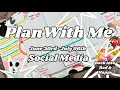 Organizing Social Media Content | RAD & HAPPY #planwithme #plannercommunity